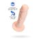 Фаллоимитатор RealStick Silicone Tom H, сайлекспан, телесный (15 см)