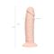 Фаллоимитатор RealStick Silicone Tom H, сайлекспан, телесный (15 см) #10