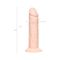 Фаллоимитатор RealStick Silicone Jared L, сайлекспан, телесный (18 см) #10