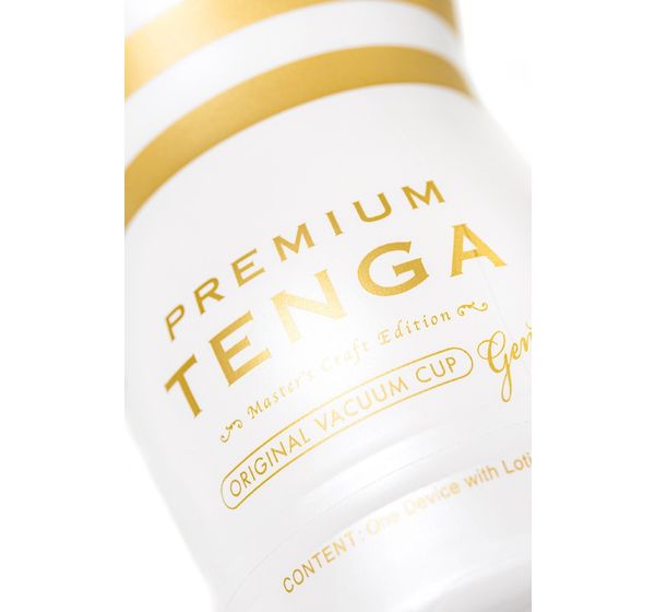 Мастурбатор TENGA PREMIUM Original Vacuum CUP GENTLE, TPE, белый (15,5 см) #7