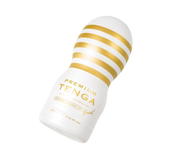 Мастурбатор TENGA PREMIUM Original Vacuum CUP GENTLE, TPE, белый (15,5 см) #3