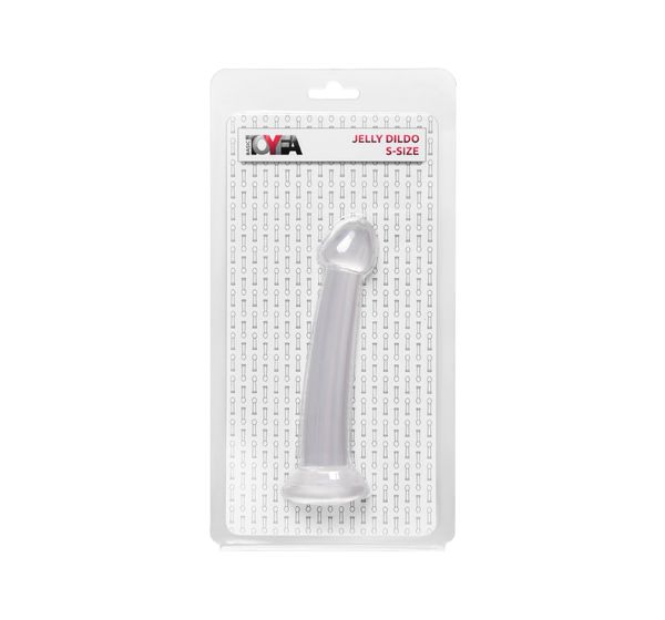 Фаллоимитатор Jelly Dildo S Toyfa Basic, TPE, прозрачный (15,5 см) #5