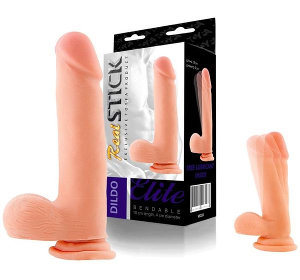 Реалистичный фаллоимитатор TOYFA RealStick Elite DILDO (23,5 см) #1