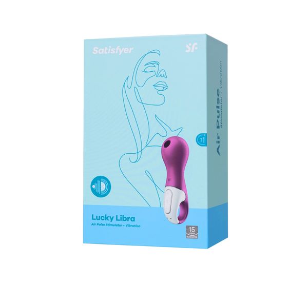 Вакуум-волновой бесконтактный стимулятор клитора Satisfyer Lucky Libra, силикон, красный (15,7 см) #8