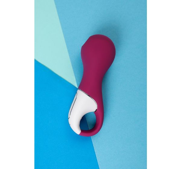 Вакуум-волновой бесконтактный стимулятор клитора Satisfyer Lucky Libra, силикон, красный (15,7 см) #11