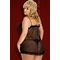 Ночная сорочка со стрингами SoftLine Collection Kaya, черный (XXXL) #1