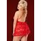 Ночная сорочка со стрингами SoftLine Collection Amanda, красные (XL) #1