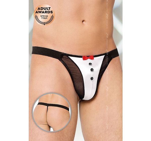 Стринги мужские Джентльмен SoftLine Collection, черный (S/L)