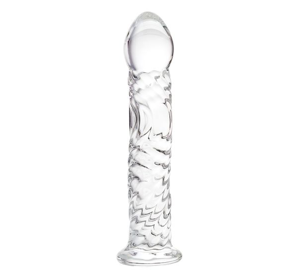 Фаллоимитатор Sexus Glass, стекло, прозрачный (16,5 см) #1