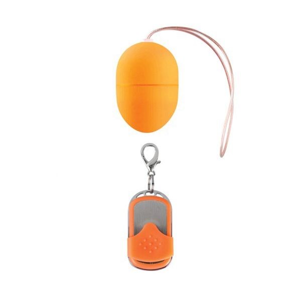 Виброяйцо 10 Speed Remote Vibrating Egg Small оранжевое