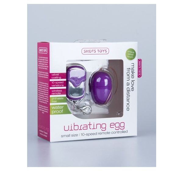 Виброяйцо 10 Speed Remote Vibrating Egg Small фиолетовое #1