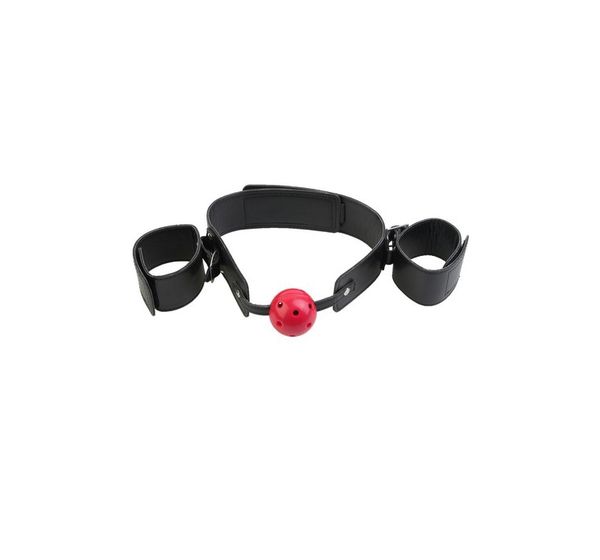 Кляп-наручники Breathable Ball Gag Restraint