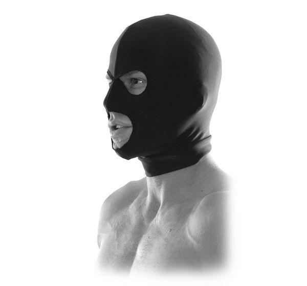 Маска на голову с прорезями для глаз и рта Spandex Hood