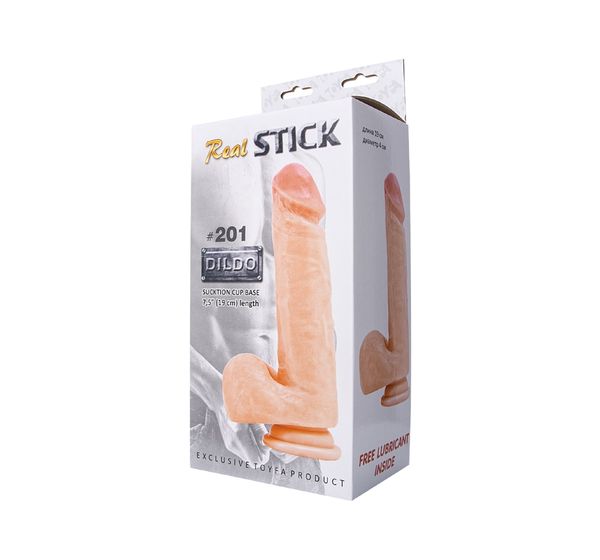 Фаллоимитатор RealStick #201 телесный (19 см) #5