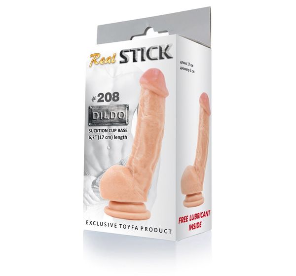 Фаллоимитатор RealStick #208 телесный (17 см) #2