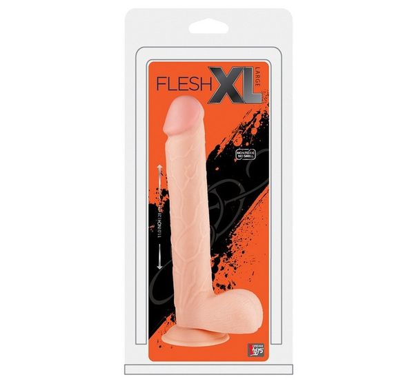 Фаллоимитатор реалистичный на присоске с мошонкой FLESHXL 11 INCH (28 см) #1