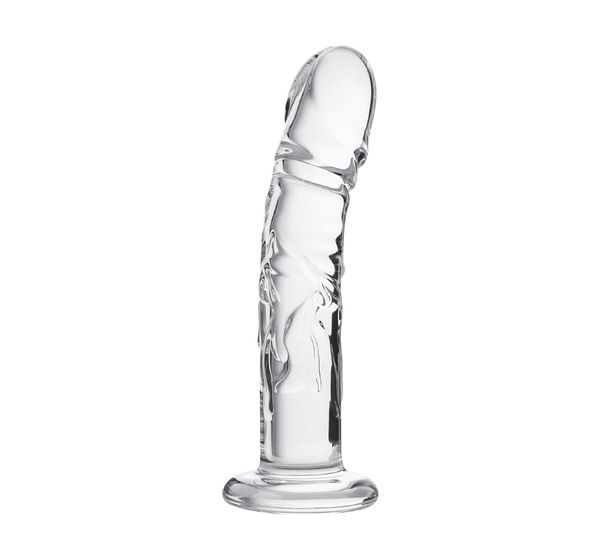 Фаллоимитатор Sexus Glass, стекло, прозрачный (19,5 см) #1