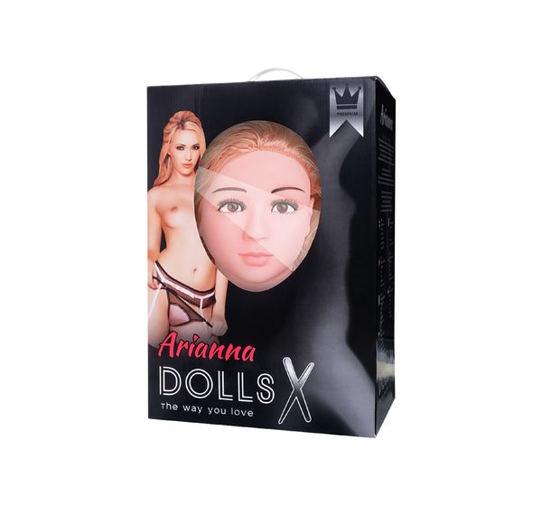 Надувная секс кукла Dolls-X by TOYFA Arianna с реалистичной головой, блондинка, с двумя отверстиями #11