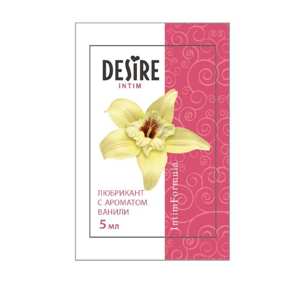 Гель-лубрикант Desire ваниль сашет (5 мл, 10 шт)