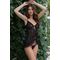 Ночная сорочка со стрингами черные SoftLine Collection Grace (M) #2
