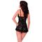Ночная сорочка со стрингами черные SoftLine Collection Grace (M) #1