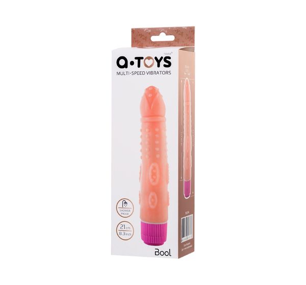 Реалистичный вибратор TOYFA A-Toys Bool, PVC, телесный (21 см) #2