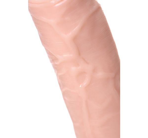 Реалистичный вибратор TOYFA RealStick Nude, PVC, 7 режимов вибрации, телесный #12