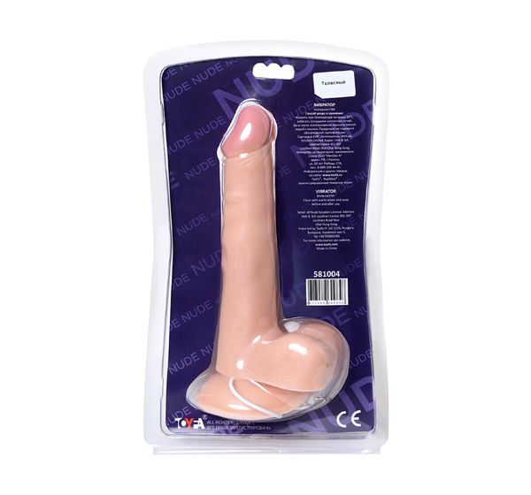 Вибратор TOYFA RealStick Nude реалистичный, телесный (17 см) #10