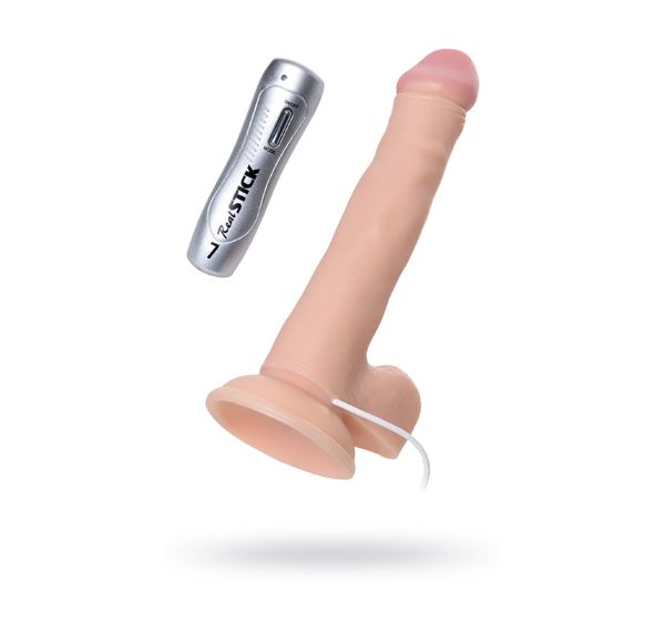 Вибратор TOYFA RealStick Nude реалистичный, телесный (17 см)