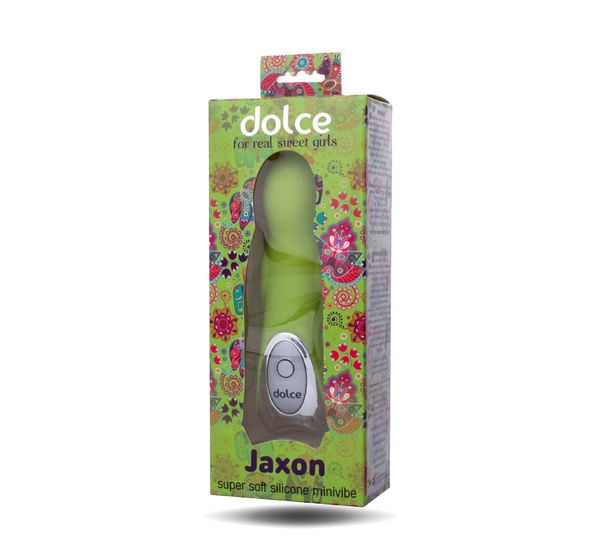 Вибратор TOYFA Dolce Jaxon, силикон, зеленый (12,5 см) #2