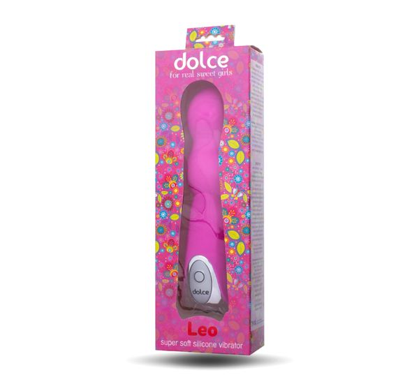 Вибратор TOYFA Dolce Leo, силикон, розовый (16,5 см) #2