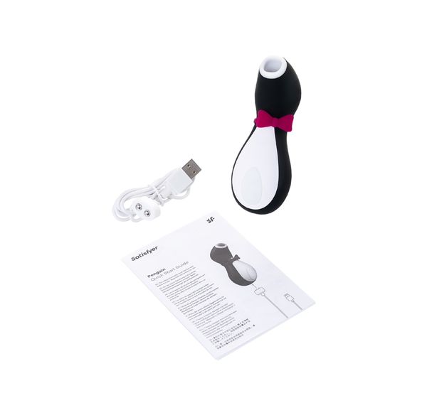 Вакуум-волновой бесконтактный стимулятор клитора Satisfyer Pro Penguin NG, силикон, черный (11,5 см) #5