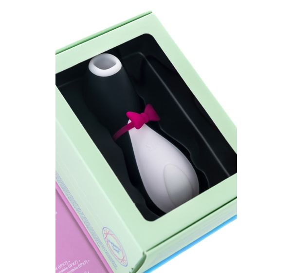 Вакуум-волновой бесконтактный стимулятор клитора Satisfyer Pro Penguin NG, силикон, черный (11,5 см) #11