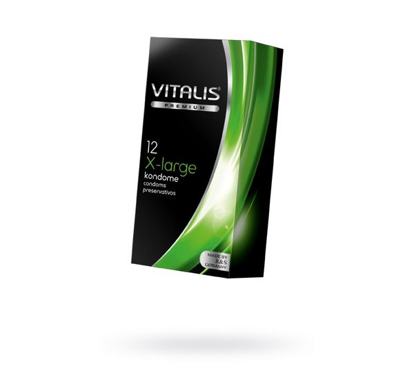 Презервативы Vitalis, premium, увеличенного размера (12 шт)