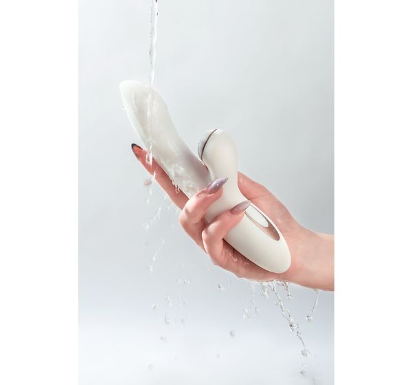 Вибратор Satisfyer Pro G (S)pot Rabbit, с вакуум-волновым стимулятором, силикон, белый (22 см) #7