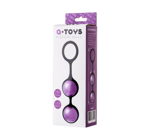 Вагинальные шарики TOYFA A-Toys Raspy, ABS пластик, фиолетовый (14 см) #2