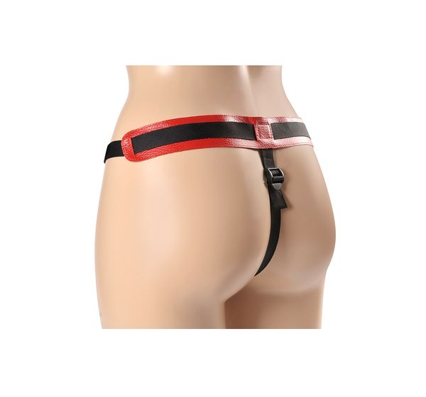 Трусики для страпона Sitabella, HARNESS Trapper, красные (XL) #1