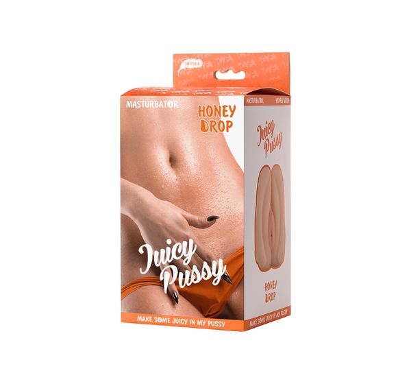 Мастурбатор реалистичный вагина TOYFA Juicy Pussy Honey Drop (15 см) #5