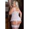 Корсет и трусики SoftLine Collection Estella, белый (XL) #1