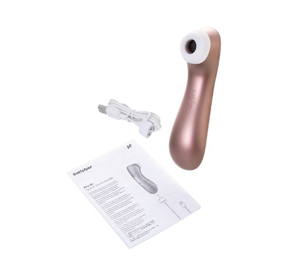 Вакуум-волновой бесконтактный стимулятор клитора Satisfyer PRO 2 Vibration, силикон, розовый (15 см) #5