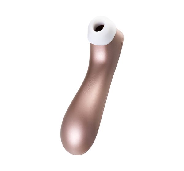 Вакуум-волновой бесконтактный стимулятор клитора Satisfyer PRO 2 Vibration, силикон, розовый (15 см) #4