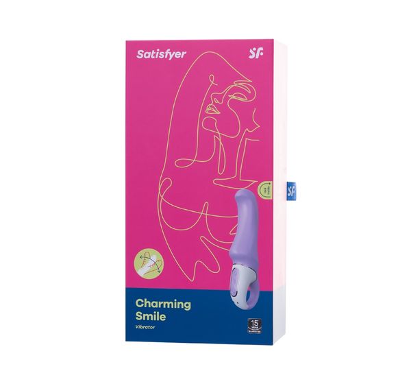 Вибратор Satisfyer Vibes Charming Smile, силикон, фиолетовый (18,7 см) #7