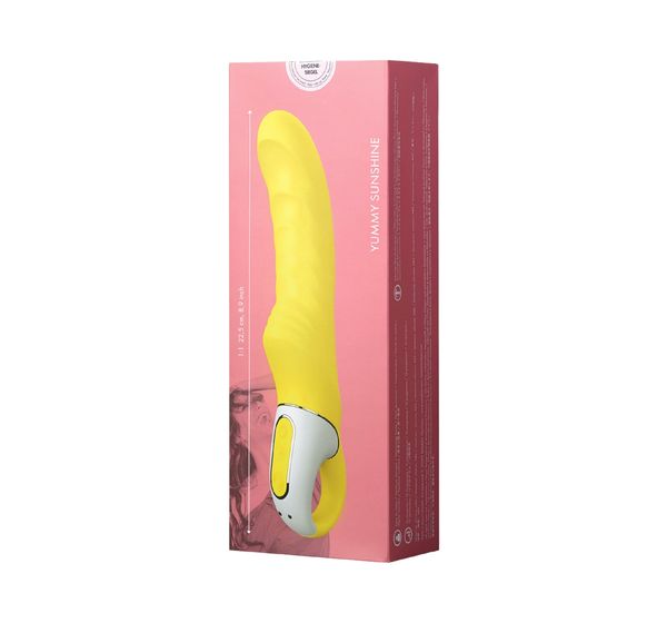 Вибратор Satisfyer Vibes Yummy Sunshine, силикон, желтый (22,5 см) #18