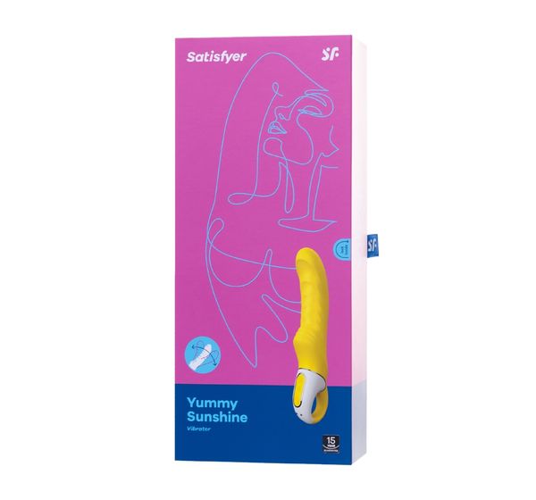 Вибратор Satisfyer Vibes Yummy Sunshine, силикон, желтый (22,5 см) #7