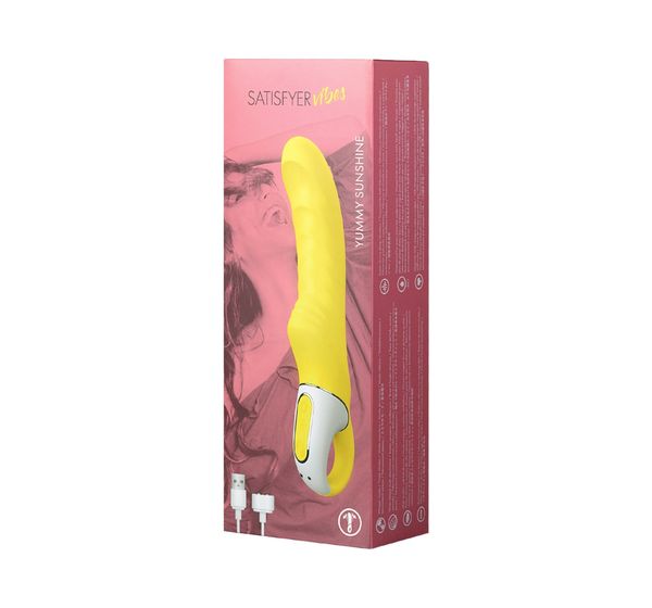 Вибратор Satisfyer Vibes Yummy Sunshine, силикон, желтый (22,5 см) #17