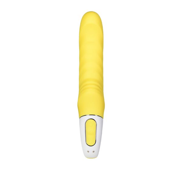 Вибратор Satisfyer Vibes Yummy Sunshine, силикон, желтый (22,5 см) #1