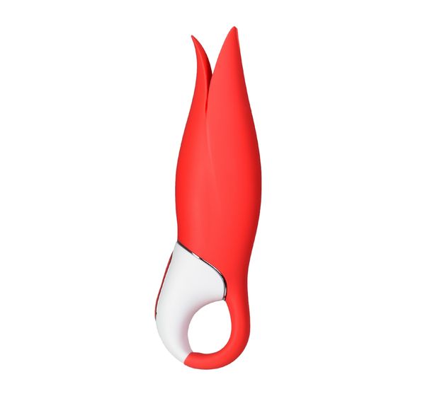 Вибратор Satisfyer Vibes Power Flower, силикон, красный (18,8 см) #2