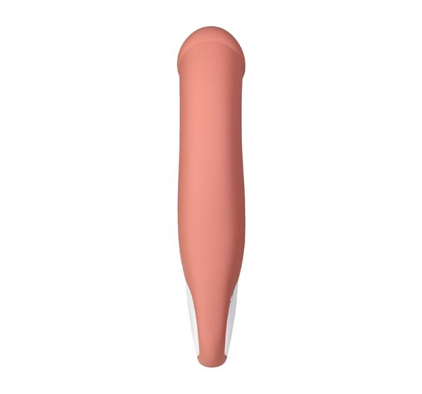 Вибратор Satisfyer Vibes Master, силикон, бежевый (23,5 см) #3