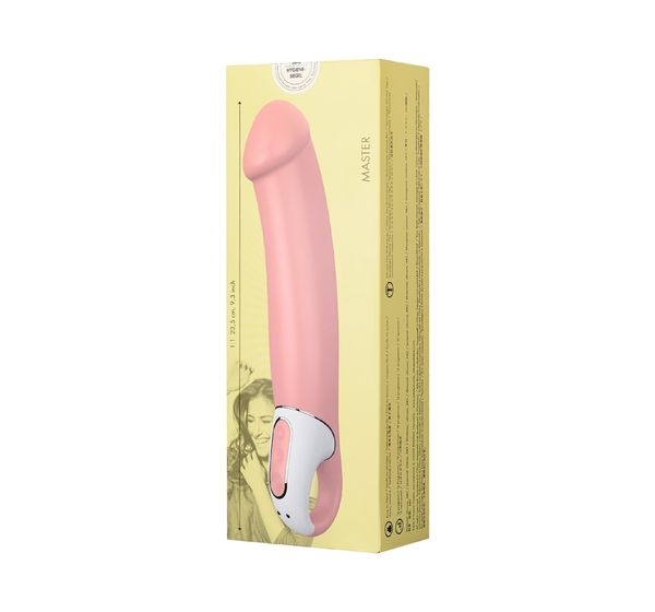 Вибратор Satisfyer Vibes Master, силикон, бежевый (23,5 см) #18