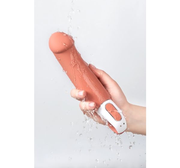 Вибратор Satisfyer Vibes Master, силикон, бежевый (23,5 см) #6